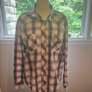 Wrangler American Cowboys Pearl Snap Button Down